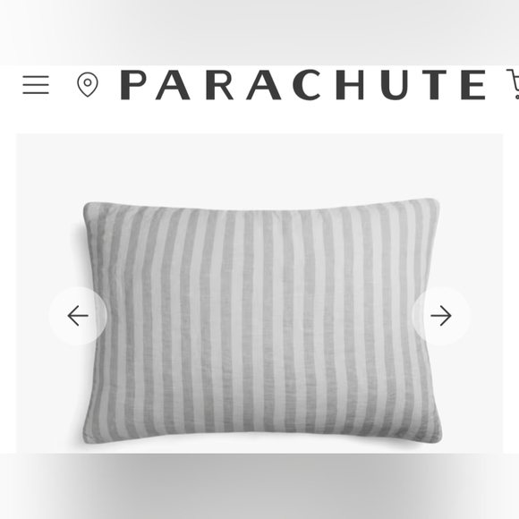 Parachute • Striped Linen Sham Set - Picture 2 of 8